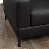 Galleria 2-piece Top Grain Leather Right-hand Facing Extended Sectional