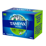 Tampax Pearl Super Tampons, 96-count