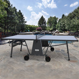 KETTLER Monaco Outdoor Table Tennis Table Bundle