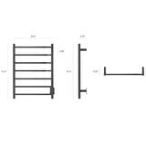 WarmlyYours Tahoe 7 Bar Towel Warmer