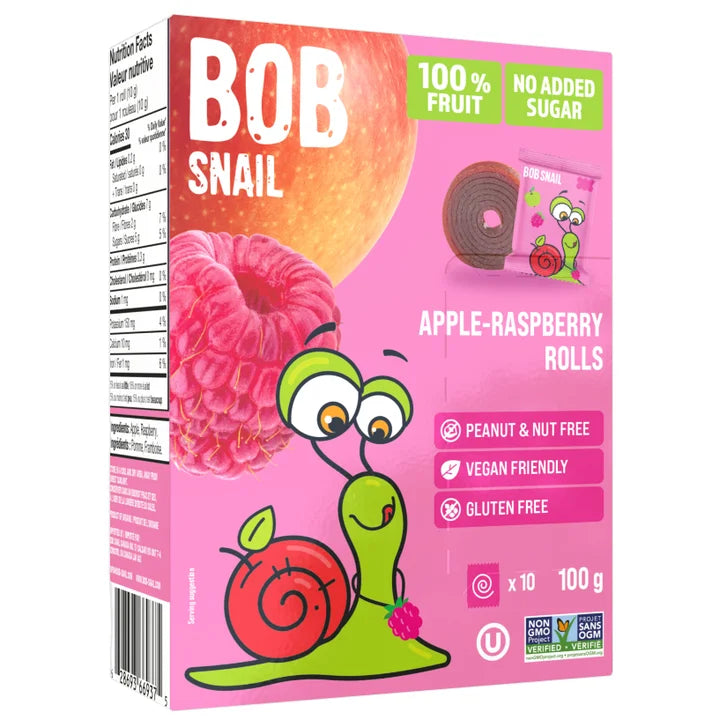 Bob Snail - Fruit Roll Variety Pack, 5 × 100 g