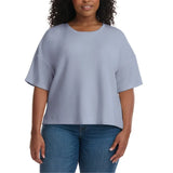 Splendid Women's Ribbed Short Sleeve Top