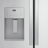 GE 36 in. 21.9 cu. ft. Stainless Steel Counter-Depth French Door Refrigerator with External Ice and Water Dispenser