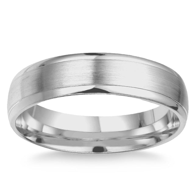 Classic Platinum Men's Wedding Band R2