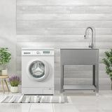 Transform 28 in. Freestanding Utility Sink with Faucet