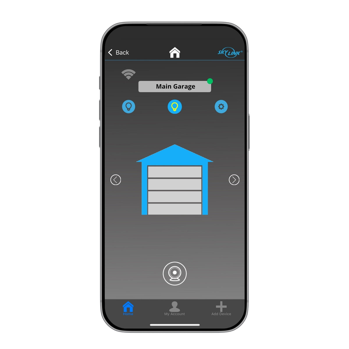 Skylink Side Wall Mount Garage Door Opener with built-in Wi- Fi and LED, for Residential Sectional Garage Doors