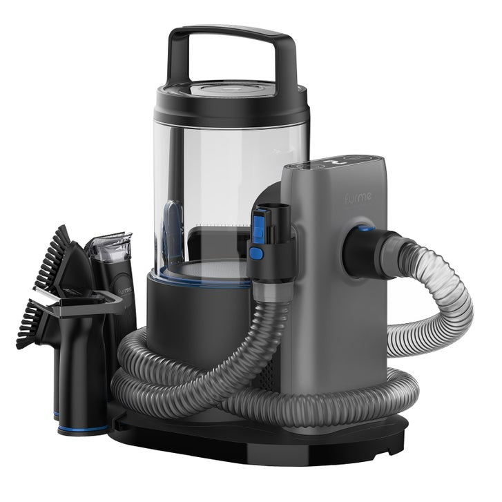 furMe Professional Plus Pet Grooming Vacuum Kit with Carrying Case