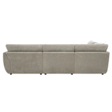 Cobbel 5 Piece Modular Fabric Sectional with Ottoman