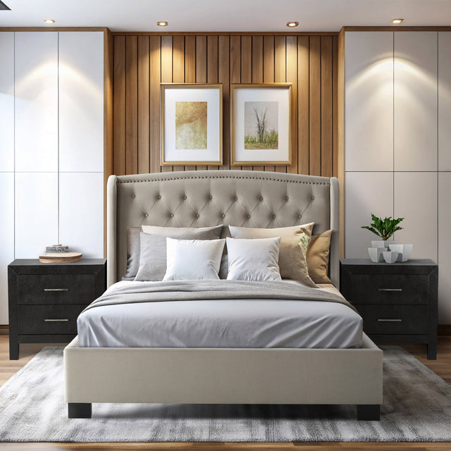 Sealy Luna Upholstered Bed H5