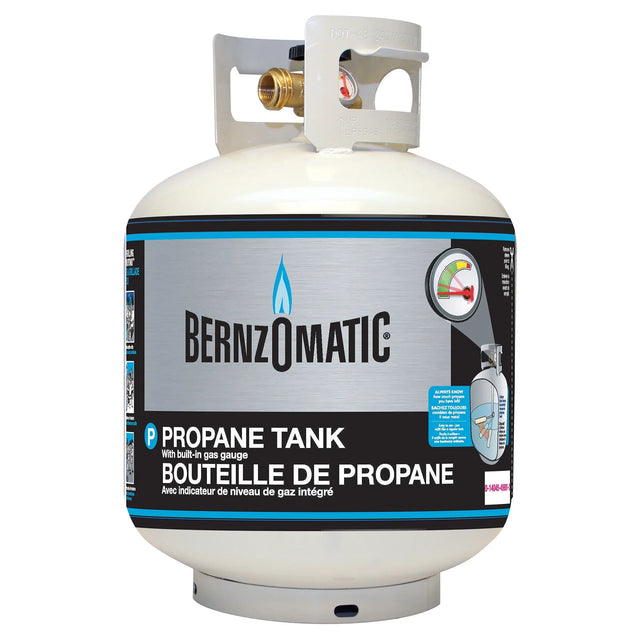 Bernzomatic 20 lb Steel Propane Cylinder/Tank With Gauge (Empty) T0