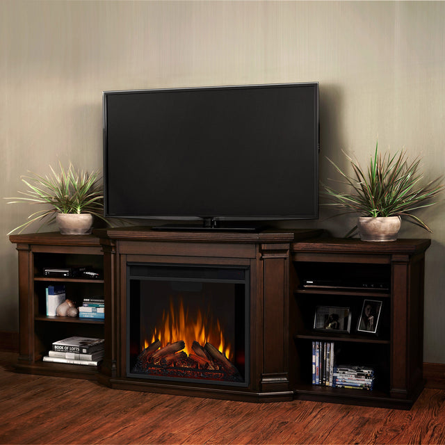 Real Flame Valmont Media Console Electric Fireplace C4