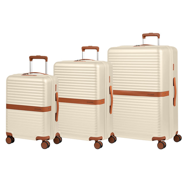 Champs - Vintage II, 3-piece Hardside Expandable Spinner Luggage Set X0