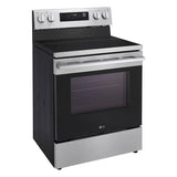 LG 30 in 6.3 cu ft. Stainless Steel Electric Freestanding Range with True Convection and Air Fry