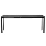 Mobital Host 149.9 cm (59 in.) Extendable Dining Table with Black Sintered Stone Top