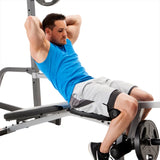 Marcy Cage System with Weight Lifting Bench