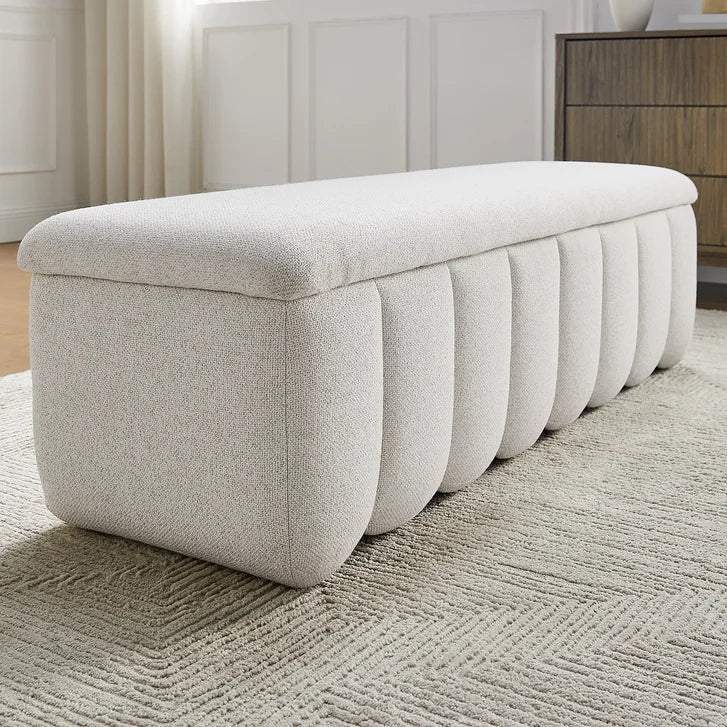 Aiden & Ivy Furniture – Fabric Storage Ottoman