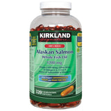 Kirkland Signature 100% Wild Alaskan Salmon Whole Fish Oil, 320 Softgels