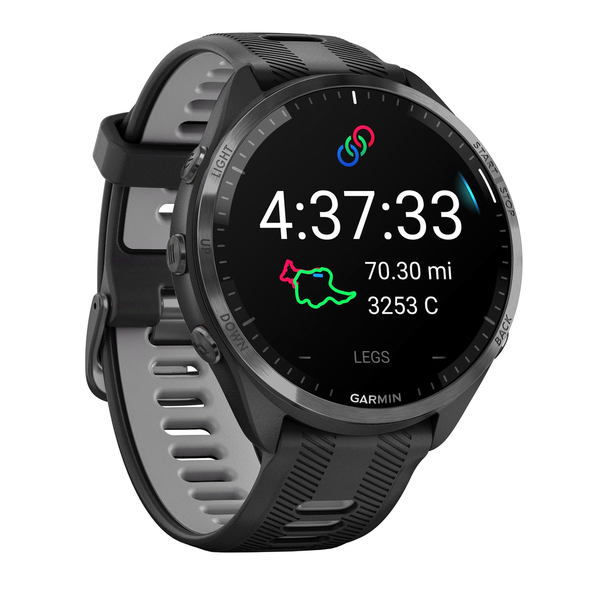 Garmin Forerunner 965 Smartwatch, includes USB-C and USB-A Charging Cables