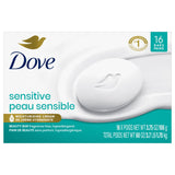 Dove Sensitive Skin Soap Bar, 16 x 106 g
