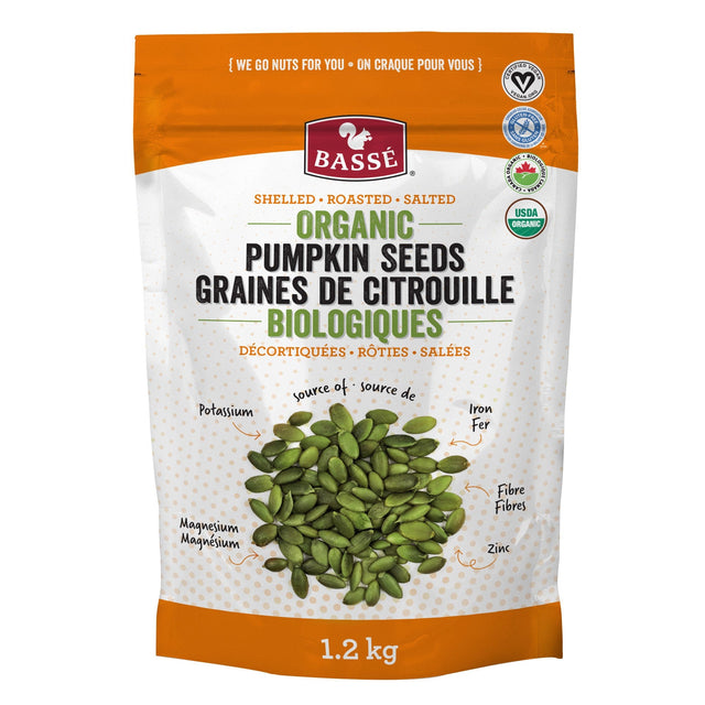Bassé Organic Pumpkin Seeds, 1.2 kg S3