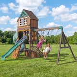 KidKraft Flagstaff Fort Swing Set