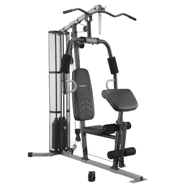 MARCY Home Gym with 150 lb Cast Iron Plates T9