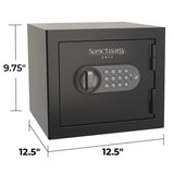 Sanctuary Onyx Series Safe With Electronic Lock and Fire Protection