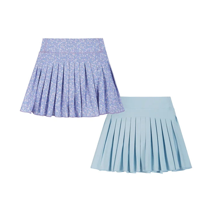 Andy & Evan Girls’ Pleated Skort with Inner Short 2-Pack