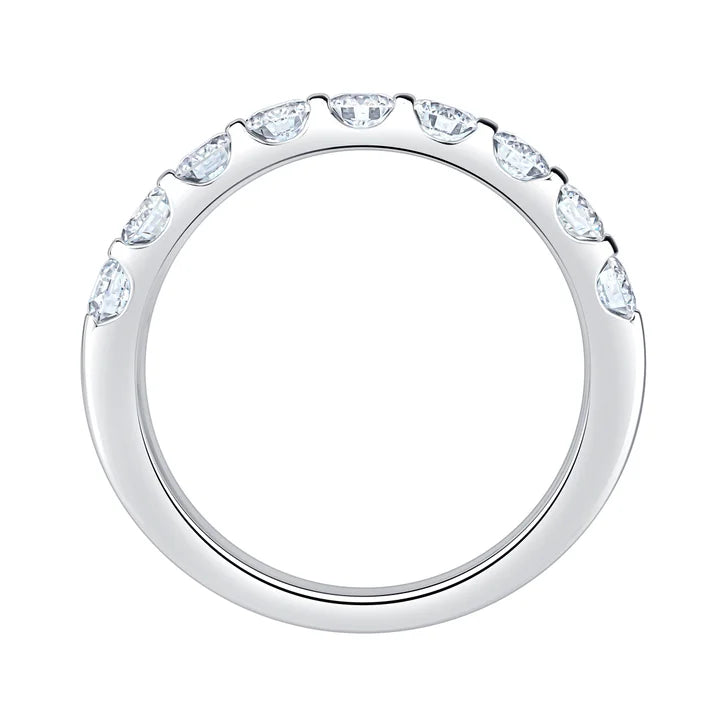 Round Brilliant Diamond Wedding Band (1.0 ctw)