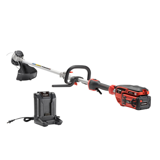 PRORUN Brushless 60V String Trimmer, with 2.5Ah Battery & Charger Q3