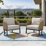 Florina 2-piece Patio Rocking Chair Set