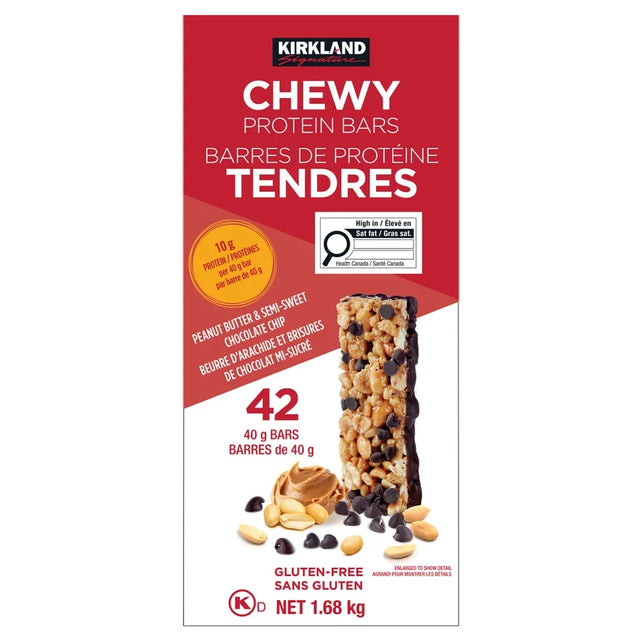Kirkland Signature Chewy Protein Bars, 42 × 40 g Y3