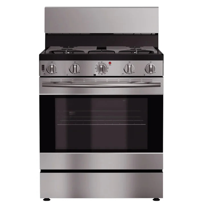 Element 30 in. 5.0 cu ft. Stainless Steel Gas Range