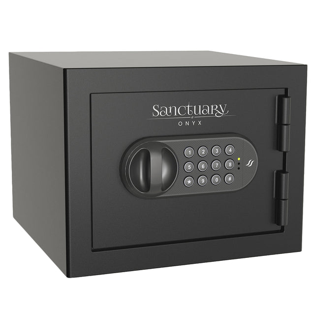 Sanctuary Onyx Series Safe With Electronic Lock and Fire Protection X0