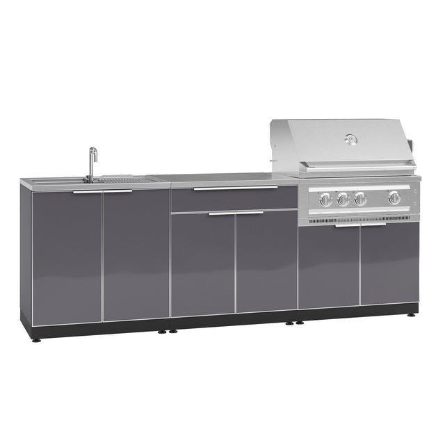 NewAge Products 5-piece Outdoor Kitchen Aluminum Set - Propane Gas S9