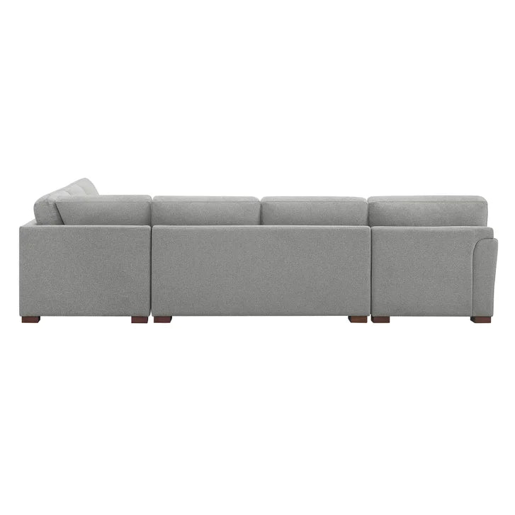 Thomasville Langdon 4-piece Fabric Sectional with Storage Ottoman