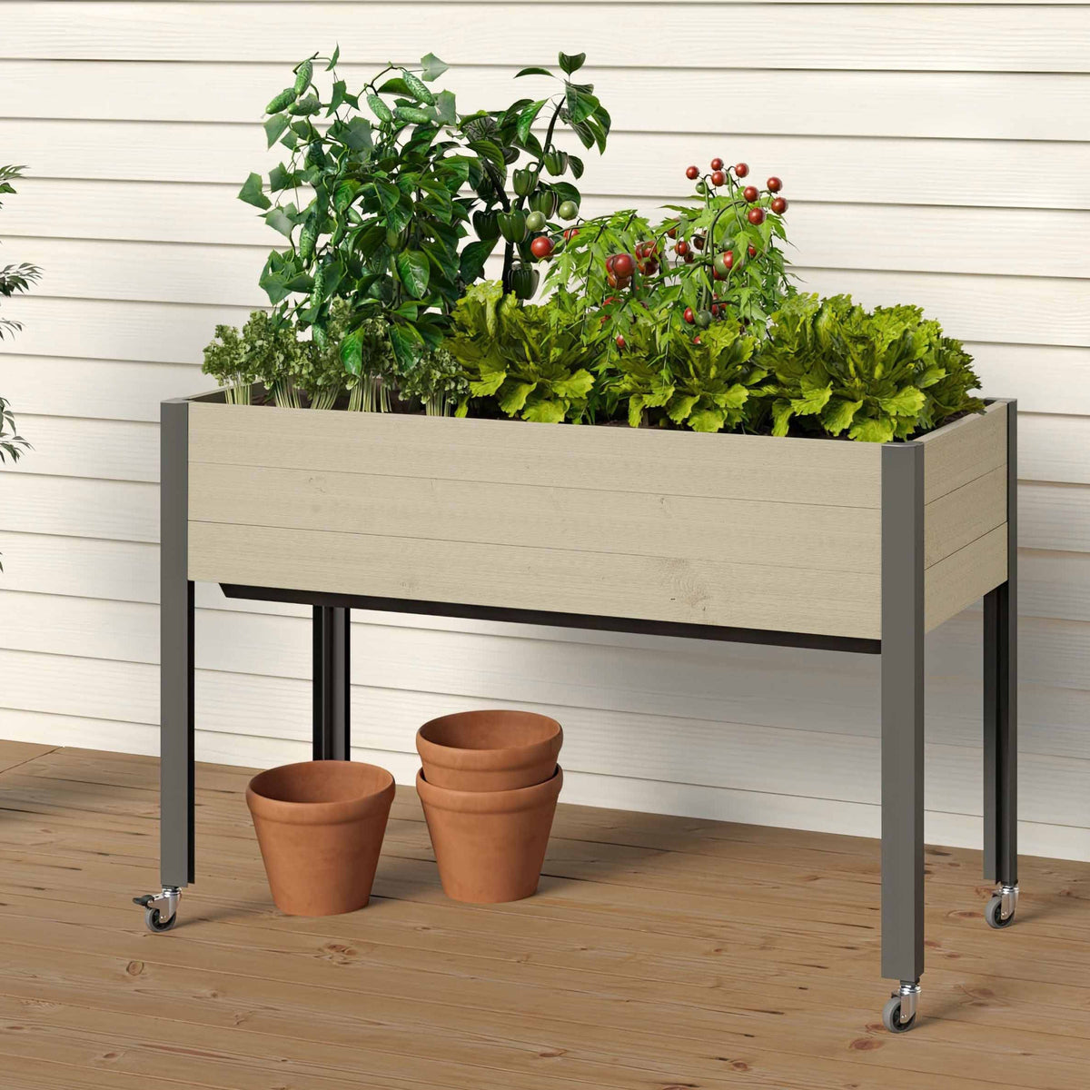 CedarCraft 81 cm (32 in.) Self-watering Elevated Planter