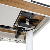 Nico Case 117 cm (46.1 in.) Height Adjustable Lift Desk, White Frame
