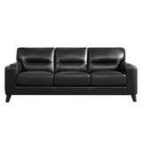 Prospera Home Sorena Top-grain Leather Sofa and 2 Chairs