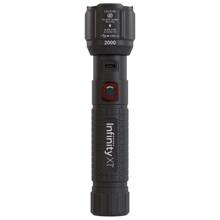 Infinity X1 2000 Lumen Rechargeable Flashlight, Pack of 3