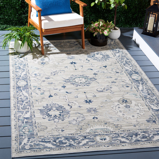 Safavieh Sunrise Collection Azure Indoor/Outdoor Reversible Area Rug Y1