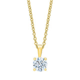 Round Brilliant Diamond Solitaire Pendant (0.50 ct)