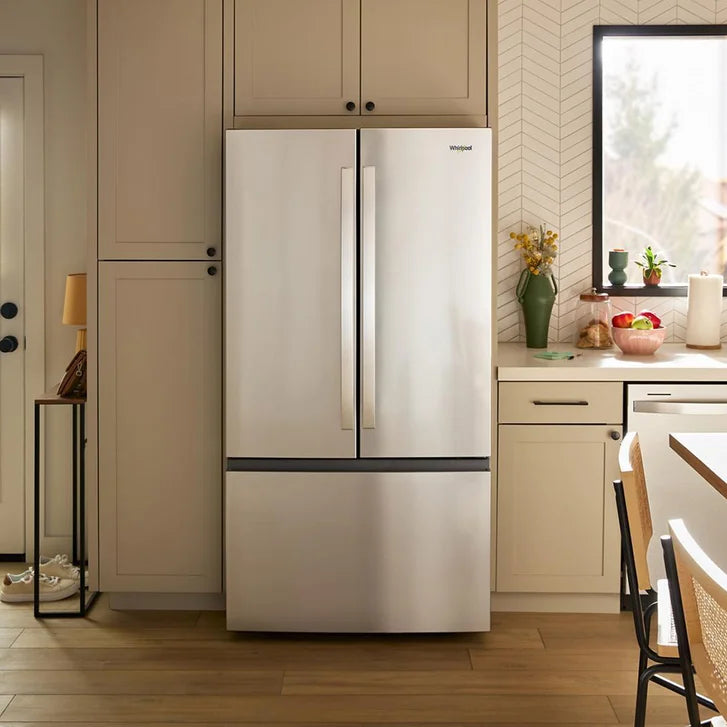 Whirlpool 36 in. 31 cu ft. Stainless Steel French Door Refrigerator with Ice Maker