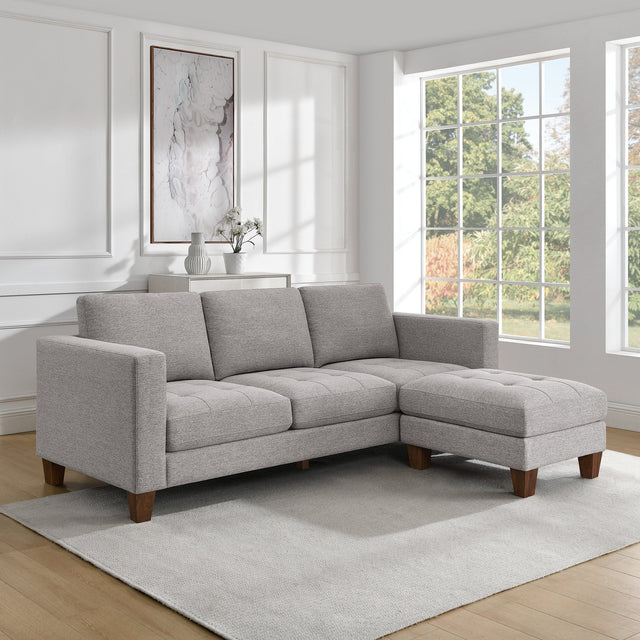 Thomasville Fabric Sofa with Ottoman C6