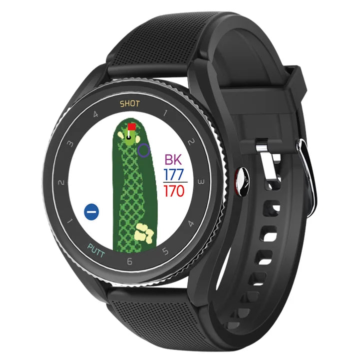Voice Caddie GPS Golf Watch with Green Undulation and Course Layout