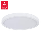 Luminus 12 in. Flush Mount Light, Pack of 4
