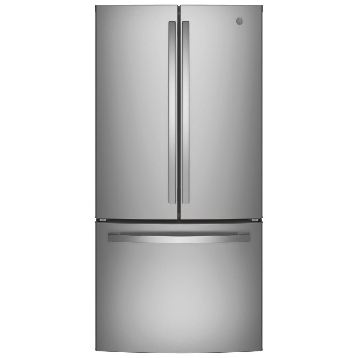 GE 33 in. 24.8 cu ft. Stainless Steel French Door Refrigerator with Internal Water Dispenser