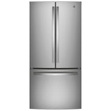 GE 33 in. 24.8 cu ft. Stainless Steel French Door Refrigerator with Internal Water Dispenser