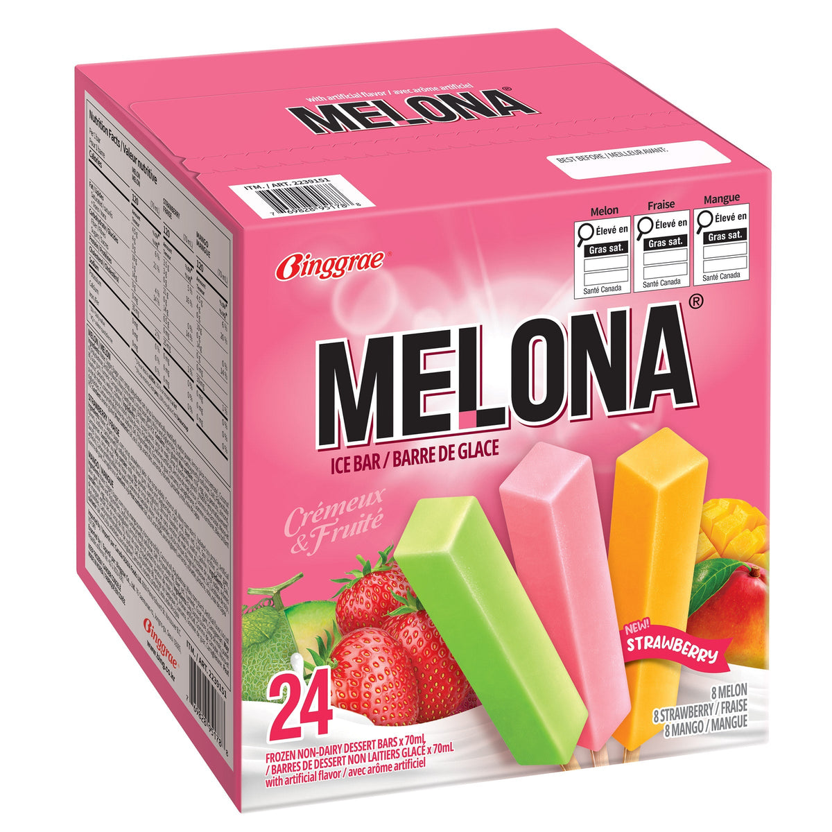 Melona Ice Bar, 24 × 70 g
