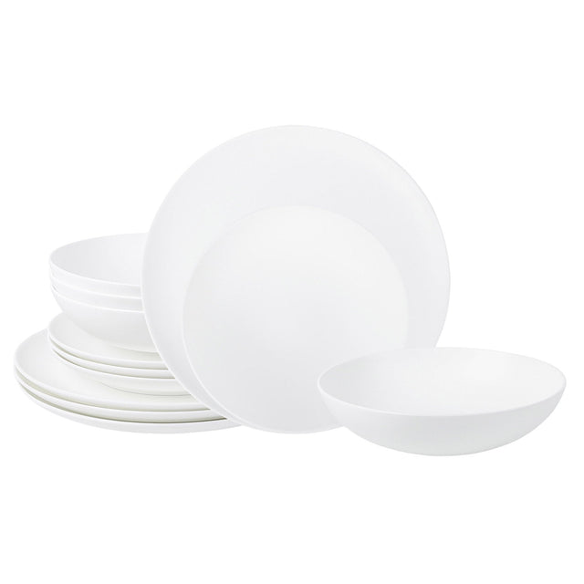 Stone Lain Taglio Bone China Dinnerware Set, 12-pieces P7